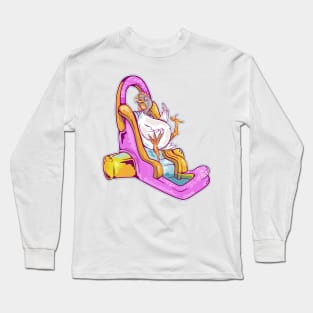 Chicken on a waterslide Long Sleeve T-Shirt